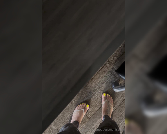 Goddess monica aka goddessmonica00w Foot Fetish - 03-08-2024 OnlyFans Video - flip flop wAlk about