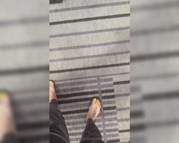 Goddess monica aka goddessmonica00w Foot Fetish - 03-08-2024 OnlyFans Video - flip flop wAlk about