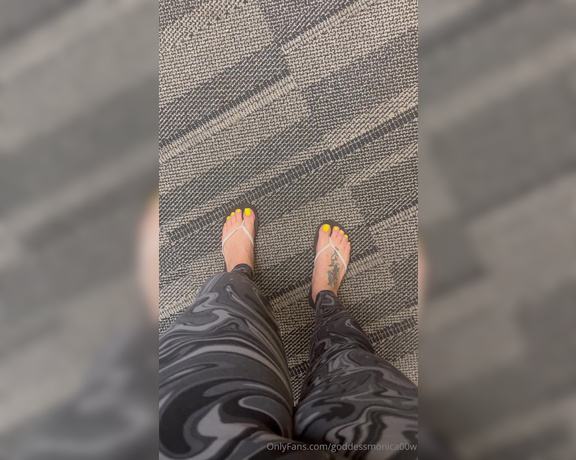 Goddess monica aka goddessmonica00w Foot Fetish - 03-08-2024 OnlyFans Video - flip flop wAlk about