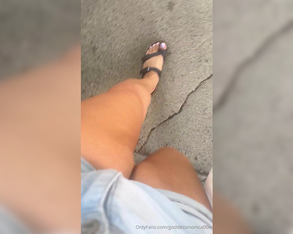 Goddess monica aka goddessmonica00w Foot Fetish - 08-17-2024 OnlyFans Video - birkenstock walk