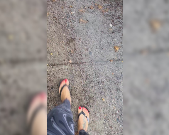 Goddess monica aka goddessmonica00w Foot Fetish - 10-07-2024 OnlyFans Video - one of my sponsors like these flip flops im about to do a long walk about