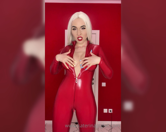 Katerina Piglet aka katerinapiglet Femdom - 04-06-2021 OnlyFans Video - I finally have this catsuit  And thanks to you I am very happy thank you