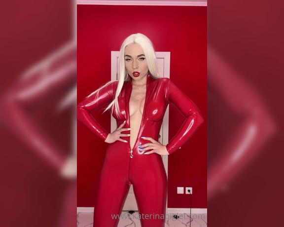 Katerina Piglet aka katerinapiglet Femdom - 04-06-2021 OnlyFans Video - I finally have this catsuit  And thanks to you I am very happy thank you