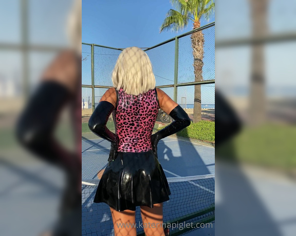 Katerina Piglet aka katerinapiglet Femdom - 10-20-2021 OnlyFans Video - Are we going to play tennis Early sunny morning