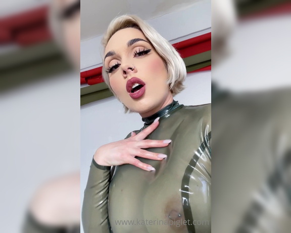 Katerina Piglet aka katerinapiglet Femdom - 03-26-2022 OnlyFans Video - Oh sexy transparent colour