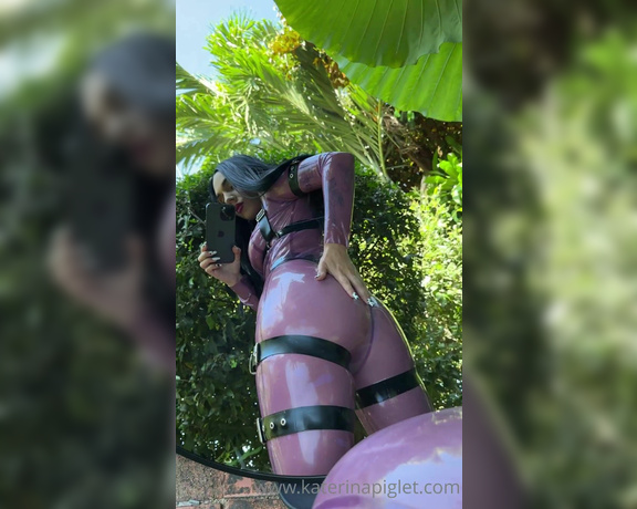 Katerina Piglet aka katerinapiglet Femdom - 02-17-2023 OnlyFans Video - This is pure pleasure my latex ass