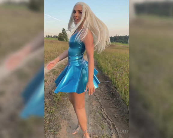 Katerina Piglet aka katerinapiglet Femdom - 08-02-2020 OnlyFans Video - last piece with blue dress