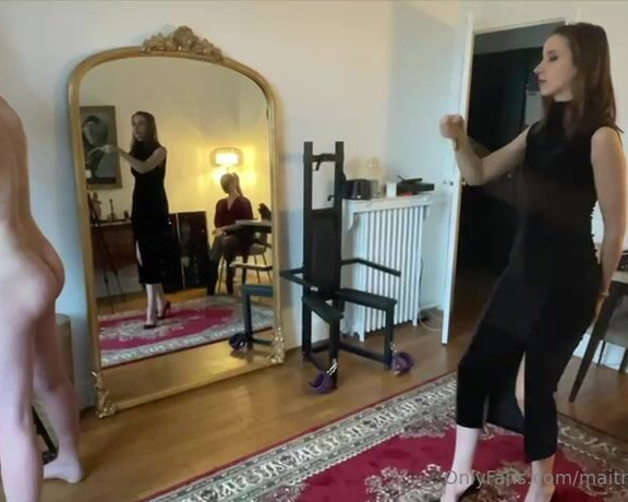 Maitresse Isadora aka isadora maitresse - 06-02-2024 OnlyFans Video - Whip demonstration with lady Harper Chase and some adoration