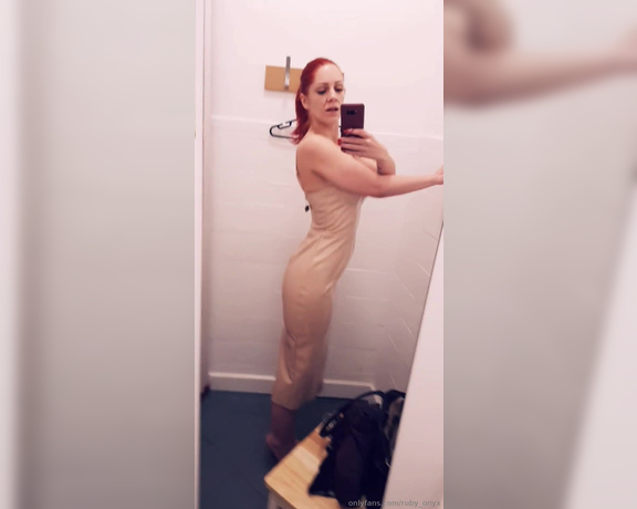 Ruby Onyx aka Ruby_onyx OnlyFans - Cheeky bit of charity shop shopping! Found this PVC dress! Sadly it didnt fit properly though