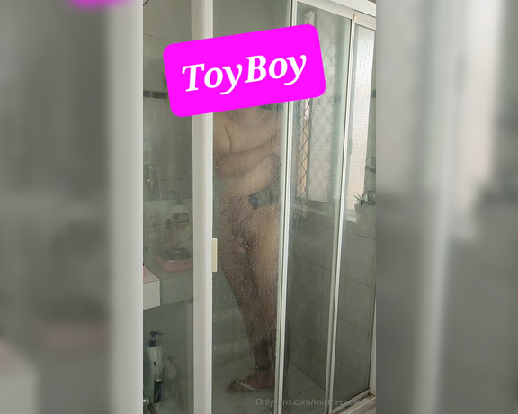 Mistress DeVille aka deville mistress - 31-10-2023 OnlyFans Video - I spya toyboy in the shower