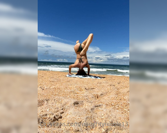 Nicole the Divine aka nicolethedivine Foot Fetish - 09-21-2022 OnlyFans Video - Lil morning yoga at the beach