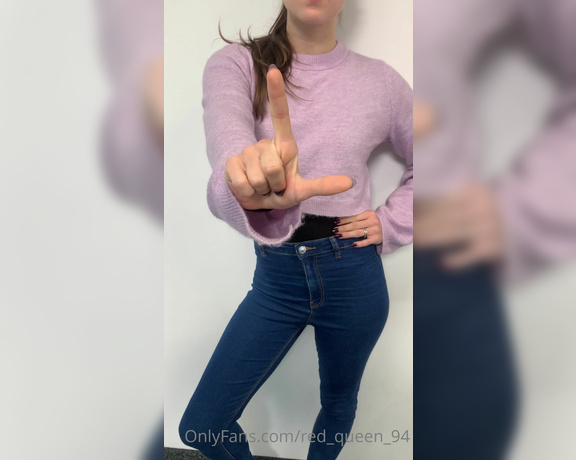 Red  Queen aka red_queen_94 Femdom - 11-10-2022 OnlyFans Video - Worship my ass in denim