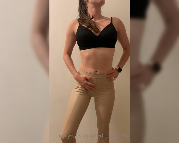 Red  Queen aka red_queen_94 Femdom - 09-26-2022 OnlyFans Video - Do my leather leggings make you weak