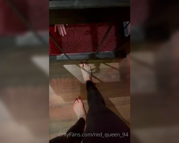 Red  Queen aka red_queen_94 Femdom - 01-29-2022 OnlyFans Video - Locked in chastity Locked in a cage Real doggy enjoying my feet