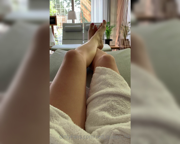 Red  Queen aka red_queen_94 Femdom - 05-01-2023 OnlyFans Video - Enjoying my sub funded relaxing day Feeling weak for my divine feet Feeling weak for the