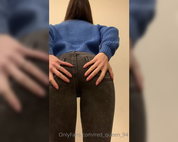 Red  Queen aka red_queen_94 Femdom - 03-18-2023 OnlyFans Video - Feeling weak for my ass in denim