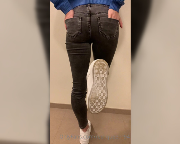 Red  Queen aka red_queen_94 Femdom - 03-18-2023 OnlyFans Video - Feeling weak for my ass in denim