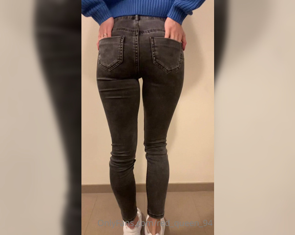 Red  Queen aka red_queen_94 Femdom - 03-18-2023 OnlyFans Video - Feeling weak for my ass in denim