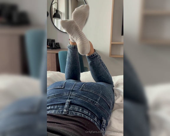 Red  Queen aka red_queen_94 Femdom - 07-17-2024 OnlyFans Video - How about you sniff and lick my feet in sweaty and smelly socks after the whole