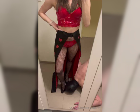 Red  Queen aka red_queen_94 Femdom - 03-29-2024 OnlyFans Video - Every woman is more complete with a kneeling man at her feet Ready to serve whatever