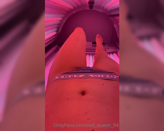 Red  Queen aka red_queen_94 Femdom - 06-30-2023 OnlyFans Video - My tanning bed session was 15 Pay double for it