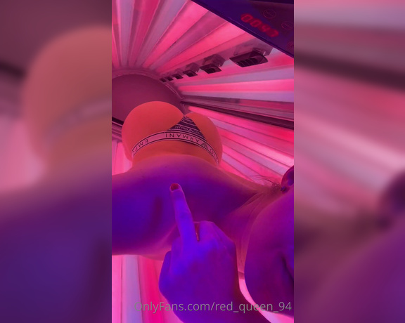 Red  Queen aka red_queen_94 Femdom - 06-30-2023 OnlyFans Video - My tanning bed session was 15 Pay double for it