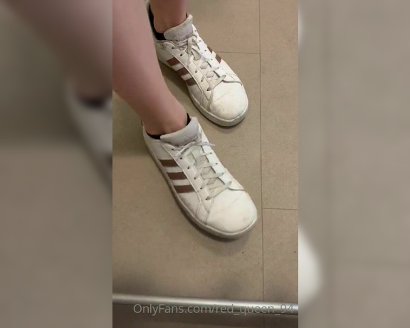 Red  Queen aka red_queen_94 Femdom - 07-03-2020 OnlyFans Video - Taking off my Adidas sneakers will drive you nuts