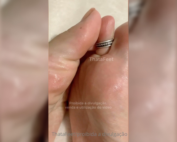 ThatAFeet aka . thatafeet Foot Fetish - 12-03-2020 OnlyFans Video - Boa noite com creminho