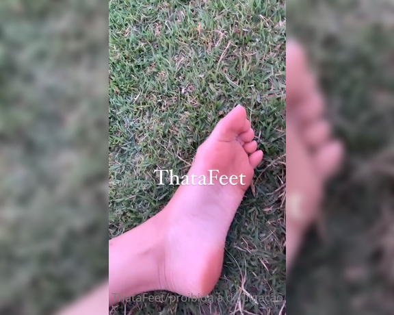 ThatAFeet aka . thatafeet Foot Fetish - 04-22-2021 OnlyFans Video - Depois de andar descalca na terra