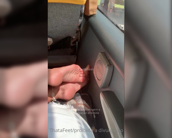 ThatAFeet aka . thatafeet Foot Fetish - 12-26-2020 OnlyFans Video - No ônibus