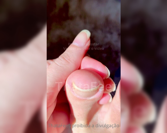 ThatAFeet aka . thatafeet Foot Fetish - 09-08-2021 OnlyFans Video - Tour pelos dedinhos e unhas sem esmalte recém lixadas