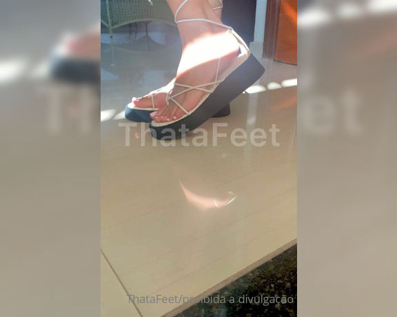 ThatAFeet aka . thatafeet Foot Fetish - 08-09-2022 OnlyFans Video - Ai como amei essa sandália