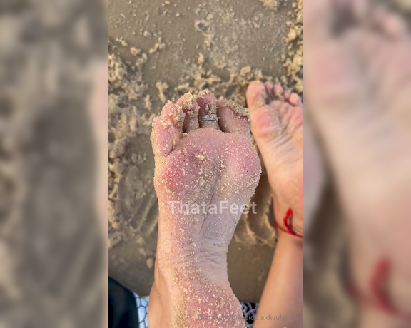 ThatAFeet aka . thatafeet Foot Fetish - 09-13-2024 OnlyFans Video - Bem praiana  empanada de areia