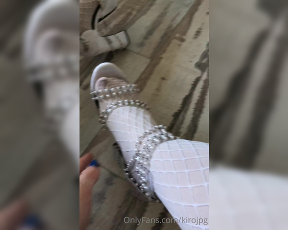 Kiro Queen aka kirojpg Femdom - 02-23-2024 OnlyFans Video - White fishnets with white heels  so innocent