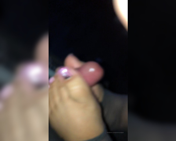 PreciousDigits aka preciousdigits Foot Fetish - 10-26-2019 OnlyFans Video - He likes to rip my nylons  everytime Lol Heres the clip I promised