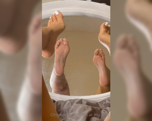 FeetAngel aka fallatmyfeet Foot Fetish - 07-20-2022 OnlyFans Video - Double the trouble