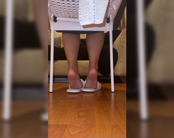 FeetAngel aka fallatmyfeet Foot Fetish - 03-03-2024 OnlyFans Video - You dirty pervert Perving on me and my slippers again