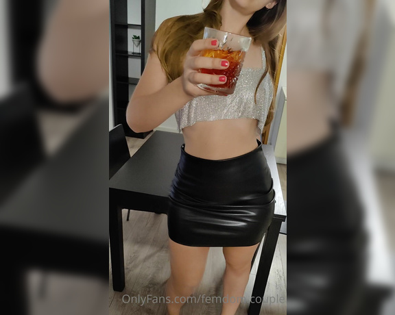 Femdom Couple aka femdomcouple Femdom - 05-14-2022 OnlyFans Video - Just preparing for the evening fun A good cocktail is always great to get me into