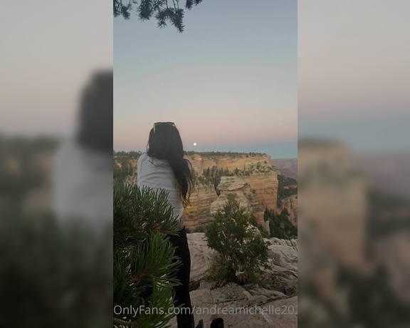 Michelle Masque aka michellemasque Findom - 09-03-2020 OnlyFans Video - Naked in the Grand Canyon, full moon