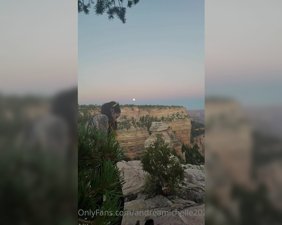 Michelle Masque aka michellemasque Findom - 09-03-2020 OnlyFans Video - Naked in the Grand Canyon, full moon