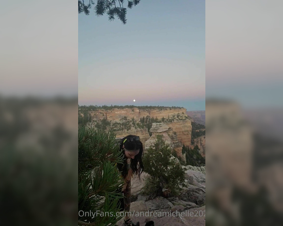 Michelle Masque aka michellemasque Findom - 09-03-2020 OnlyFans Video - Naked in the Grand Canyon, full moon