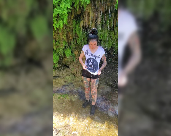 Michelle Masque aka michellemasque Findom - 06-22-2020 OnlyFans Video - Playing in waterfalls spend Summer Solstice hiking and swimming