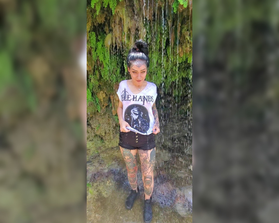 Michelle Masque aka michellemasque Findom - 06-22-2020 OnlyFans Video - Playing in waterfalls spend Summer Solstice hiking and swimming