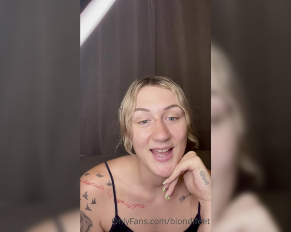 Blondifeet aka blondifeet Foot Fetish - 07-26-2021 OnlyFans Video - Try not to cum till I tell you too