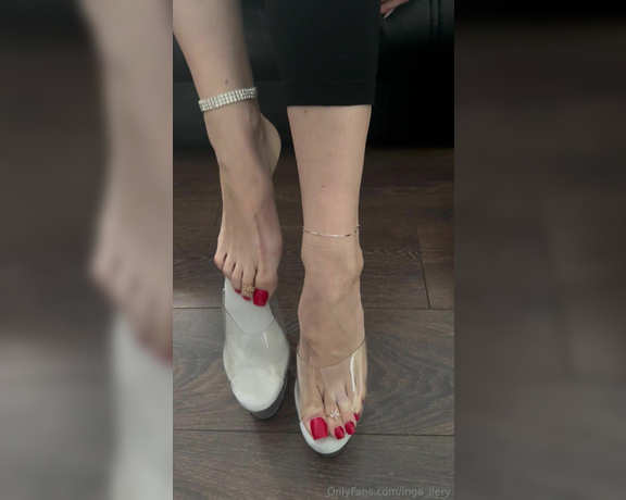 Inga_llery aka inga_llery Foot Fetish - 02-20-2024 OnlyFans Video - Have a good tuesday evening