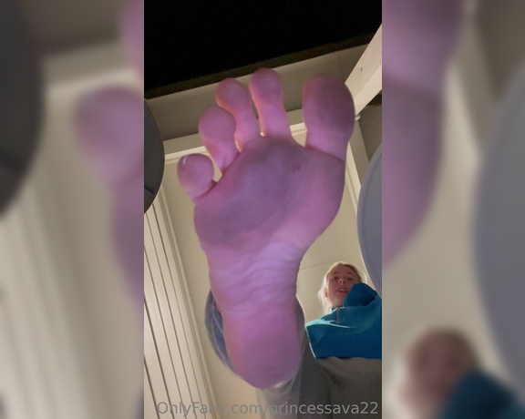 Princess Ava aka princessava22 Foot Fetish - 07-21-2023 OnlyFans Video - POV Im stepping on your ugly ass face with my dirty soles