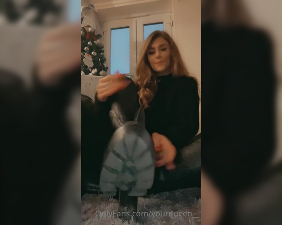 Daddy Serena aka all4serenab Femdom - 12-09-2020 OnlyFans Video - I have had my boots and socks on alll dayyyy long  Time to set free