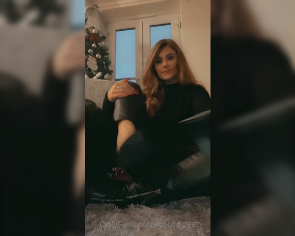 Daddy Serena aka all4serenab Femdom - 12-09-2020 OnlyFans Video - I have had my boots and socks on alll dayyyy long  Time to set free