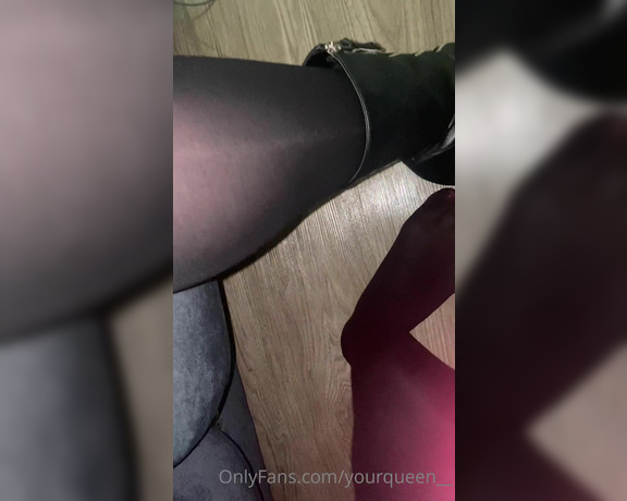 Daddy Serena aka all4serenab Femdom - 05-03-2021 OnlyFans Video - Your porn is watching Me unzip My boots, watching Me stroke and rub My stockings, releasing