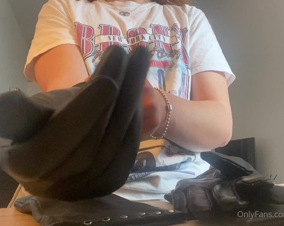 Daddy Serena aka all4serenab Femdom - 05-17-2021 OnlyFans Video - Watching Goddess slip her delicate hands into leather gloves makes your cock so hard, you cant